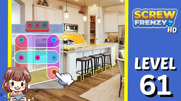 Screw Frenzy Level 61 Solution Walkthrough