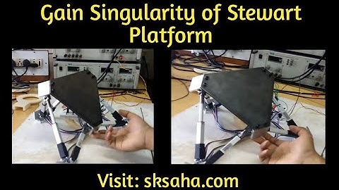 Gain singularity of a Stewart Platform (Parallel Manipulator)