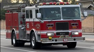 Oxnard Fire Department Engine 168 ( Reserve ) Responding code 1 to a Medical Emergency!