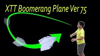 Cách Gấp Máy Bay Boomerang Ver 75,  Origami Boomerang Plane