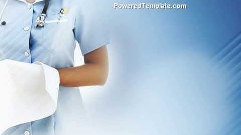 Nurse PowerPoint Template by PoweredTemplate.com