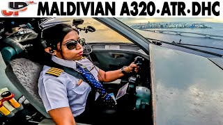 Maldivian Cockpit in Paradise on A320, ATR, Dash 8 & Seaplane by Just Planes 315,010 views 5 months ago 30 minutes