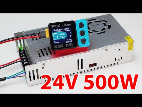 Блок питания 24V 500W для SKYRC B6neo, S100neo, D100neo, Q200neo , T100, T200 Dual, ISDT 608PDSMART