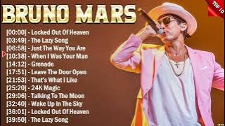 Bruno Mars Top Of The Pops Hits 2024 - Most Popular Hits Playlist