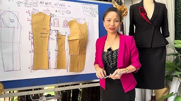 Bài : Thiết kế THÂN TRƯỚC phom áo VEST cổ điển