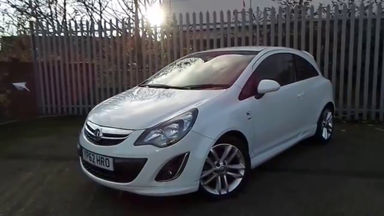 12 62 Vauxhall Corsa 1 7 Cdti Ecoflex Sri 3dr Inc Air Con In White Youtube