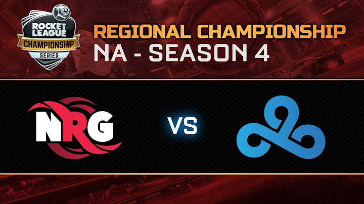 NRG vs CLOUD9 NA Regional Championship Semifinals - RLCS S4