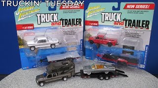 Johnny Lightning Truck and Trailer 2018 with new camper!