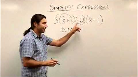 Simplify Expressions Part 2