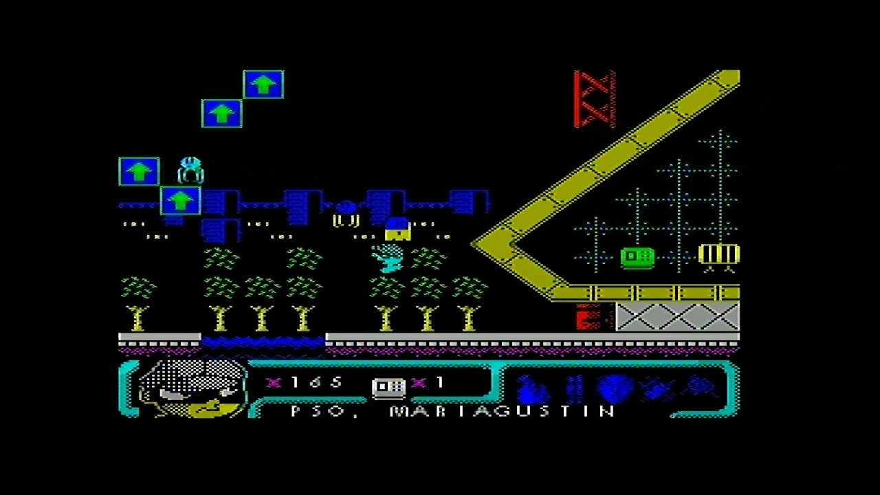 ZX Spectrum Vega Games - Phantomas at the Museum - YouTube