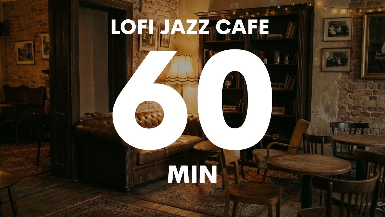 Midnight Lofi Jazz Café 🕯️☕ | 60 Minutes of Smooth Chill Beats