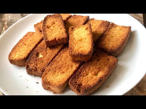 video Cake rusk recipe tea time snack, Worldwide Recipes Cake rusk recipe tea time snack