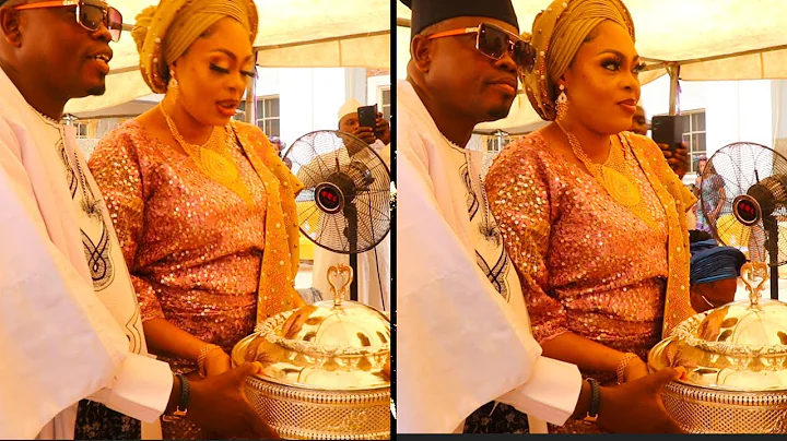 See Yinka Quadri Dance And Shower Money On Shola Kosoko At Her Naming Ceremony