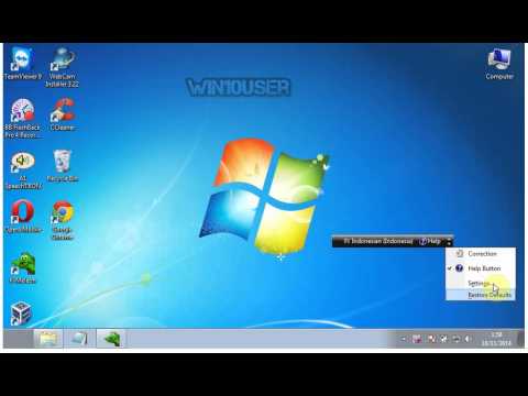 Video: How To Enable The Language Bar In Windows 7