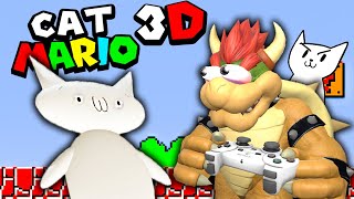 CRAZY 3D CAT MARIO | Bowser Plays Cat Mario 3D Like PRO Part 2