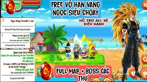 Ngọc Rồng Lậu Mới || NRO Miễn Phí Vàng Ngọc Vô Hạn Bông Tai Cấp 3 Map Boss Đầy Đủ Hỗ Trợ IOS