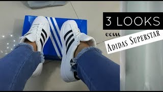 LOOKS BÁSICOS COM ADIDAS SUPERSTAR 