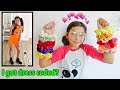 colored scrunchies pick my school outfits for a week | Txunamy