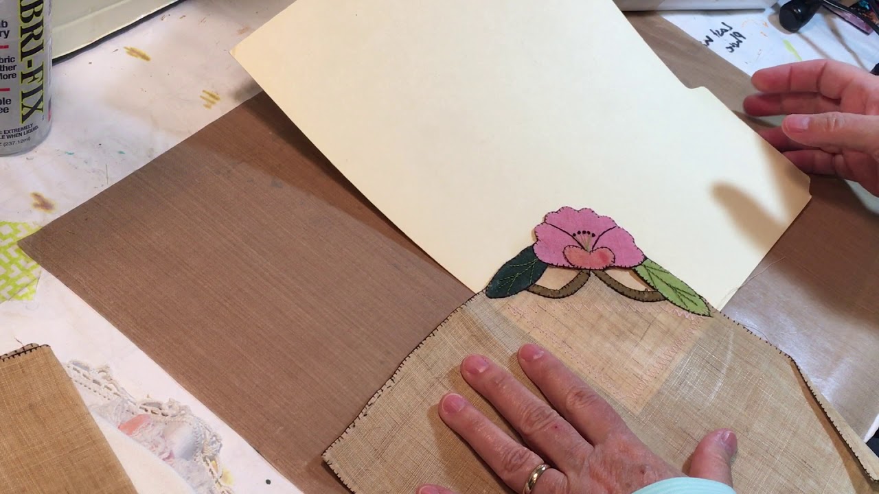Craft with Me - Embroidered Tags - YouTube
