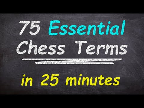 75 Chess Terms With Timestamps! 75 Chess Terms That Every Chess Player Should Know