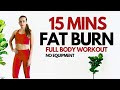 15 min intense fat burn home workout no equipment