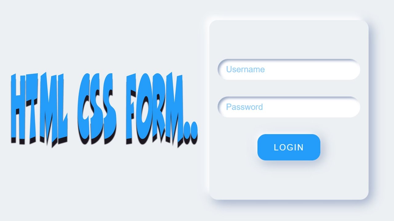 AMAZING FORM USING HTML CSS|DO YOU KNOW THIS DESIGN?@pinkweb0 - YouTube