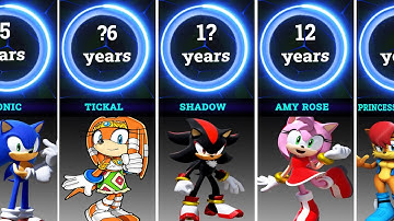 Age Of Sonic The Hedgehog Characters