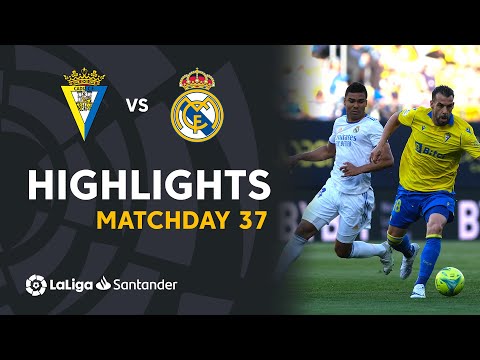 Cadiz Real Madrid Goals And Highlights
