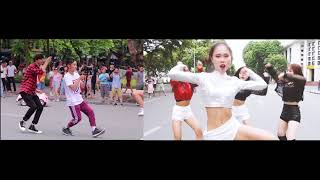 [Behind The Scene] Phố Đi Bộ thích thú 2 bạn trẻ quay MV Ddu-Du Ddu-Du BLACKPINK Dance Cover