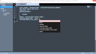 sublime text 3   flat land theme, optional settings, dejavu sans mono font