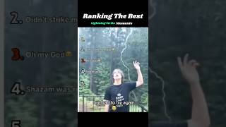 Ranking The Best Lightning Strike Videos of All Time #ranking #top5 #lightning