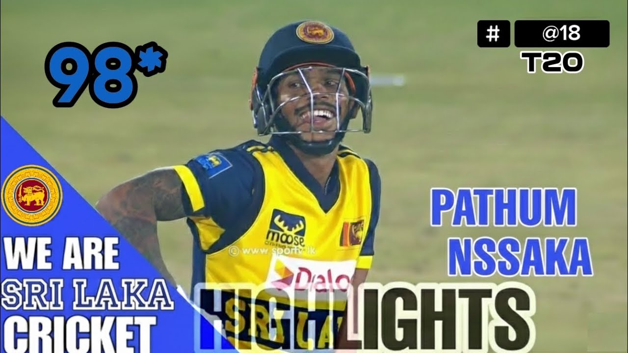 Pathum nissanka batting T20 score | Sl vs Zim t20 mtch 