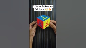 3 Steps Pattern 7x7 Rubik