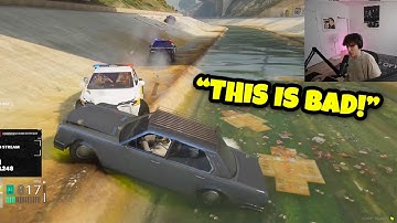 AnthonyZ Gets In EPIC CHASE With REALLY BAD CAR! | GTA NoPixel 4.0