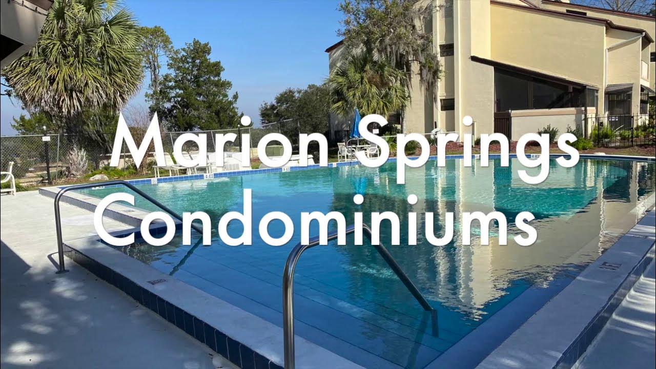 900 Apartment for Rent in Marion Springs Condos YouTube