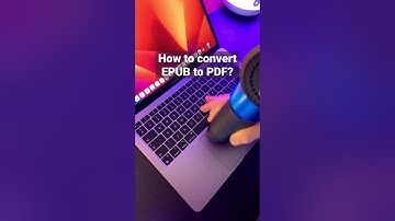 How to Convert EPUB to PDF Online 📃