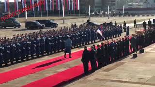 В имперском стиле: Торжественная встреча Путина в Белграде