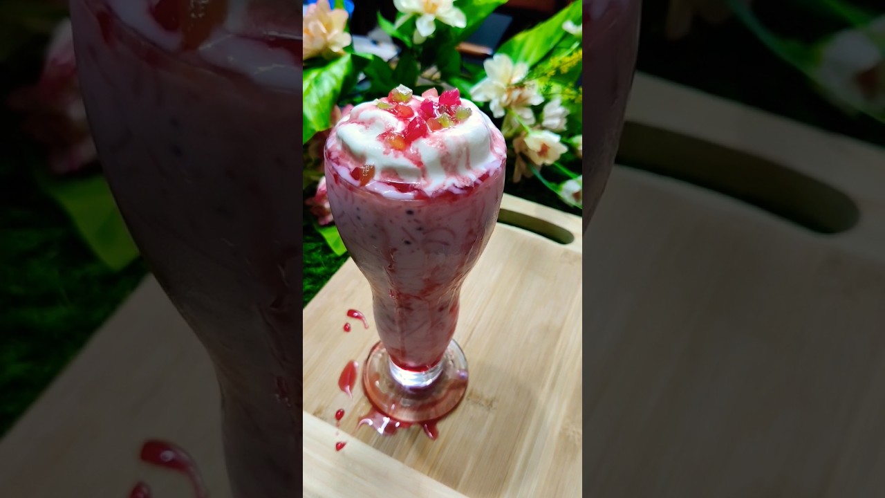 Instant Weikfield Rose Falooda Mix Recipe shorts recipe falooda