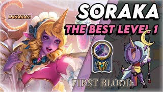 How to ABUSE Soraka's Level 1 Using Fundamentals. EASY WINS.