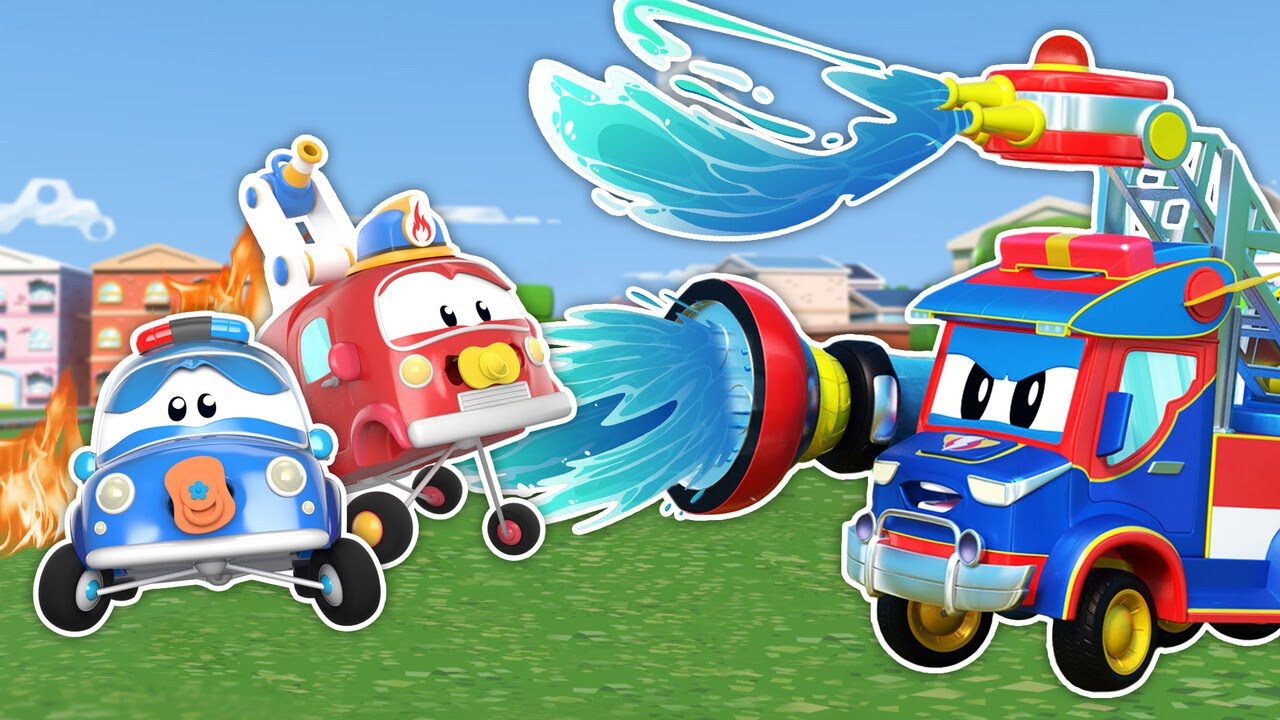 De BRANDWEERWAGEN om te REDDEN