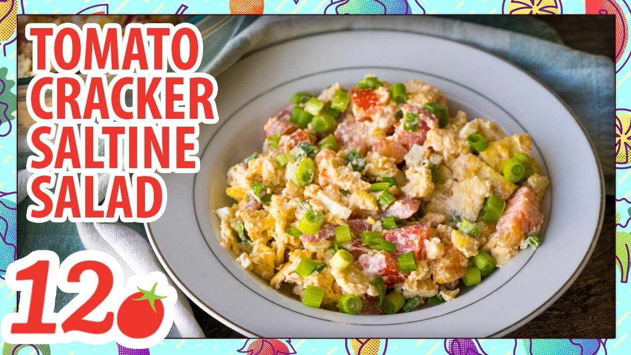 How To Make Tomato Saltine Cracker Salad YouTube