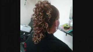 peinado cascada de rizos - YouTube