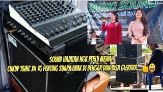 soundsystem 3000wat sederhana buat acara hajatan orgen tunggal