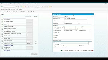 Add field in Query SAP