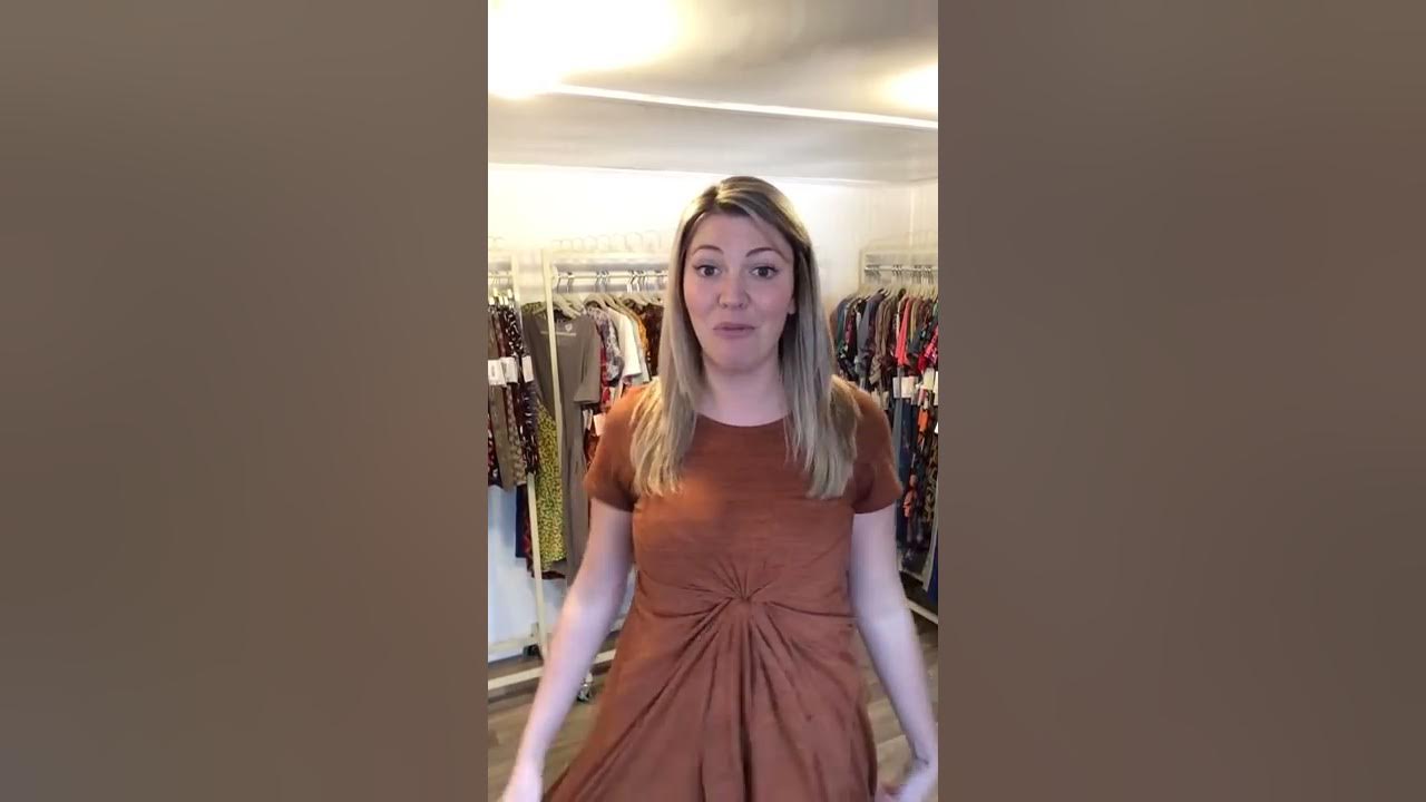 How to tie and knot a LuLaRoe Carly Dress 