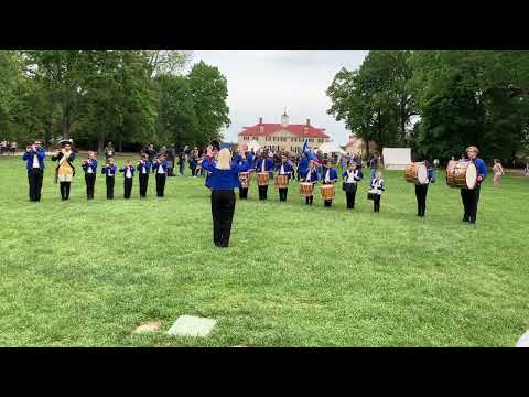 Linton Hall School Fife and Drum Corps at Mount Vernon 2023