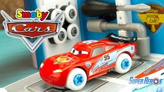 FLASH MCQUEEN CARS Ice Racers Atelier Transportable Smoby Customiz Box Jouet Disney Review