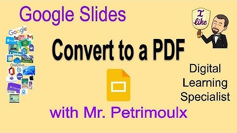 Convert Your Google Slide to a PDF Document