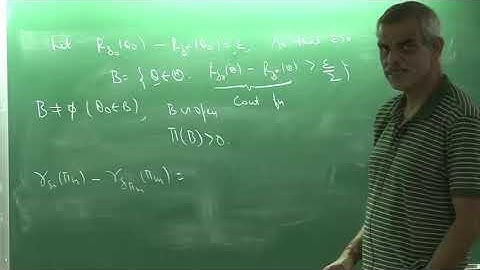 Lecture Module 29 (Week 6): Bayes and Minimax Estimation-VIII