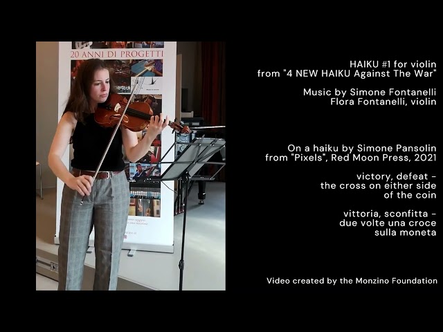 Haiku 1 for violin S Fontanelli F Fontanelli S Pansolin